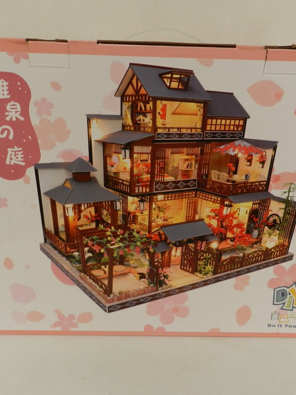 DIY Dollhouse Wooden Furniture Japanese Garden Model P006-B by Cutebee NIB NEW